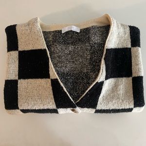 Oak+Fort Checkered Cardigan